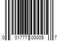 Barcode Image for UPC code 001777000057