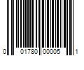 Barcode Image for UPC code 001780000051