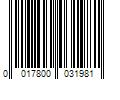 Barcode Image for UPC code 0017800031981