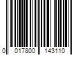 Barcode Image for UPC code 0017800143110