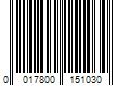 Barcode Image for UPC code 0017800151030