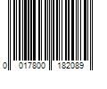 Barcode Image for UPC code 0017800182089