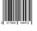 Barcode Image for UPC code 0017800184472