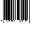 Barcode Image for UPC code 0017800187183