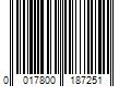 Barcode Image for UPC code 0017800187251