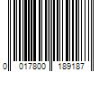 Barcode Image for UPC code 0017800189187