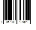 Barcode Image for UPC code 0017800193429