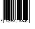 Barcode Image for UPC code 0017800193443