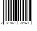 Barcode Image for UPC code 0017801004021