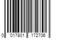 Barcode Image for UPC code 0017801172706