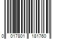 Barcode Image for UPC code 0017801181760