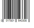 Barcode Image for UPC code 0017801543308