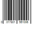 Barcode Image for UPC code 0017801551006