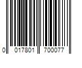 Barcode Image for UPC code 0017801700077