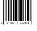 Barcode Image for UPC code 0017801722604