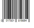 Barcode Image for UPC code 0017801819854