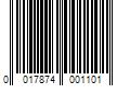 Barcode Image for UPC code 0017874001101