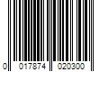 Barcode Image for UPC code 0017874020300