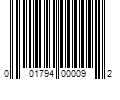 Barcode Image for UPC code 001794000092