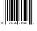 Barcode Image for UPC code 001796041987