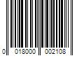 Barcode Image for UPC code 0018000002108