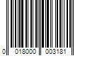 Barcode Image for UPC code 0018000003181