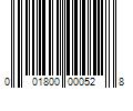 Barcode Image for UPC code 001800000528