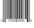 Barcode Image for UPC code 001800000849