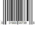 Barcode Image for UPC code 001800007398