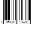 Barcode Image for UPC code 0018000136735