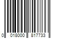 Barcode Image for UPC code 0018000817733