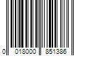 Barcode Image for UPC code 0018000851386