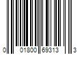 Barcode Image for UPC code 001800693133