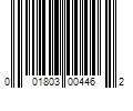 Barcode Image for UPC code 001803004462