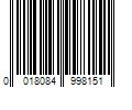 Barcode Image for UPC code 0018084998151