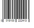 Barcode Image for UPC code 0018100222413