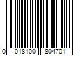 Barcode Image for UPC code 0018100804701