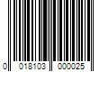 Barcode Image for UPC code 00181030000236