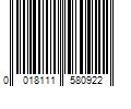 Barcode Image for UPC code 0018111580922