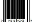 Barcode Image for UPC code 001813000089