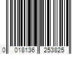 Barcode Image for UPC code 0018136253825