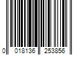 Barcode Image for UPC code 0018136253856