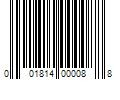 Barcode Image for UPC code 001814000088