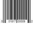 Barcode Image for UPC code 001817000092