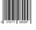 Barcode Image for UPC code 0018171080257