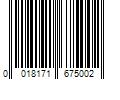 Barcode Image for UPC code 0018171675002