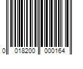 Barcode Image for UPC code 0018200000164