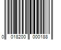 Barcode Image for UPC code 0018200000188