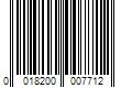 Barcode Image for UPC code 0018200007712