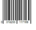 Barcode Image for UPC code 0018200117169